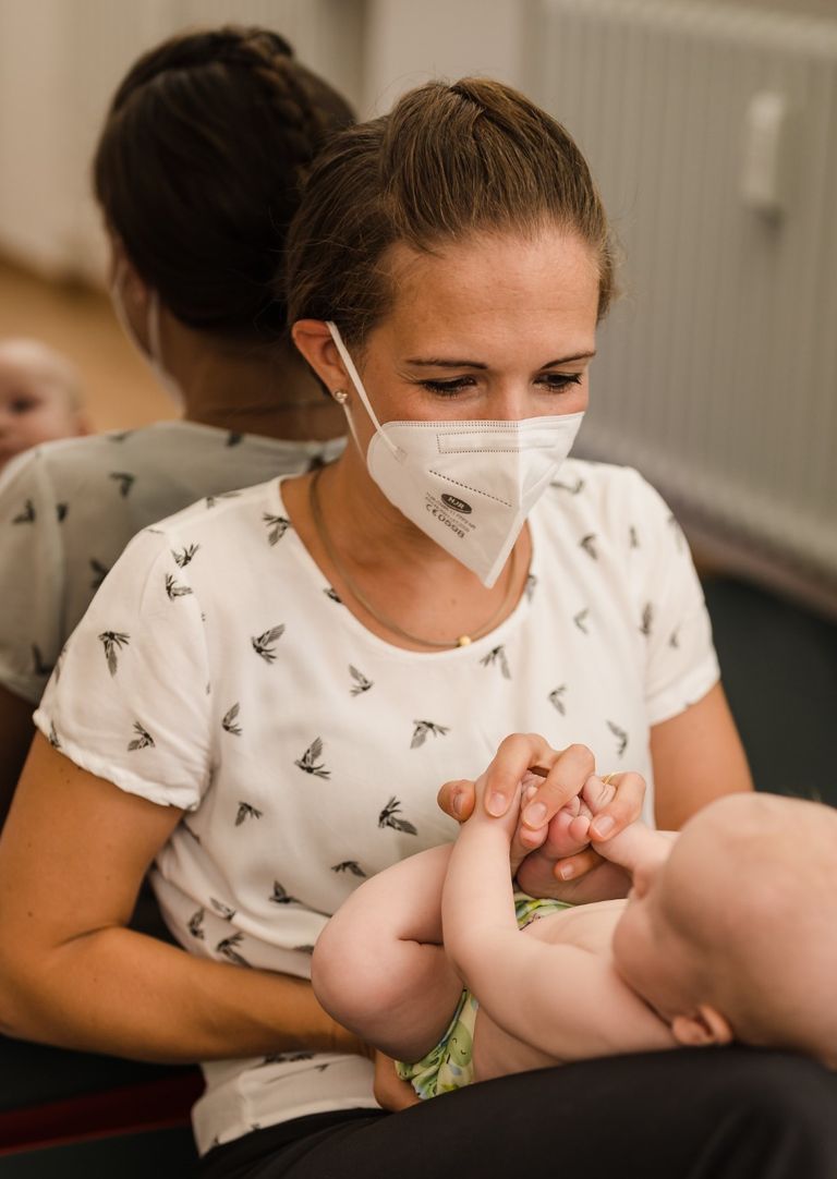 Therapie mit Säugling