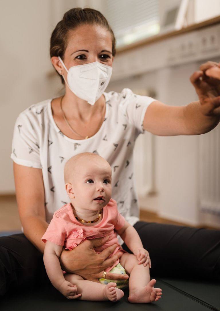 Therapie mit Säugling